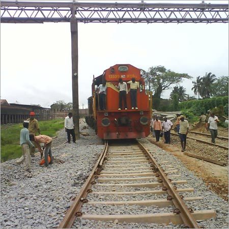 Rail Train Track Rail Train Track