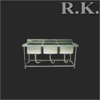 3 Sink Dish Wash Unit 3 Sink Dish Wash Unit