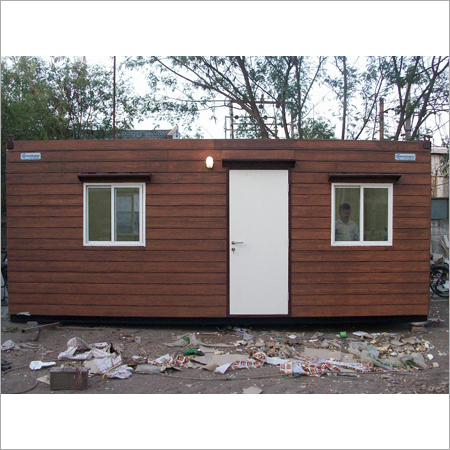 Wooden Textured Porta Cabins Wooden Textured Porta Cabins