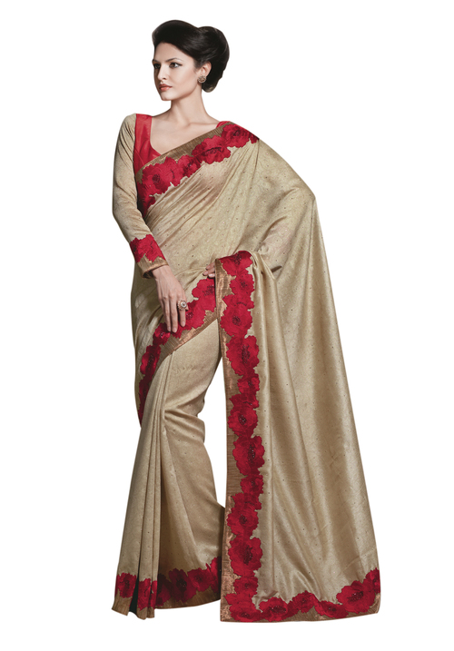 Faux Dupion Saree Faux Dupion Saree