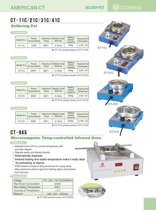 Soldering Pots Soldering Pots