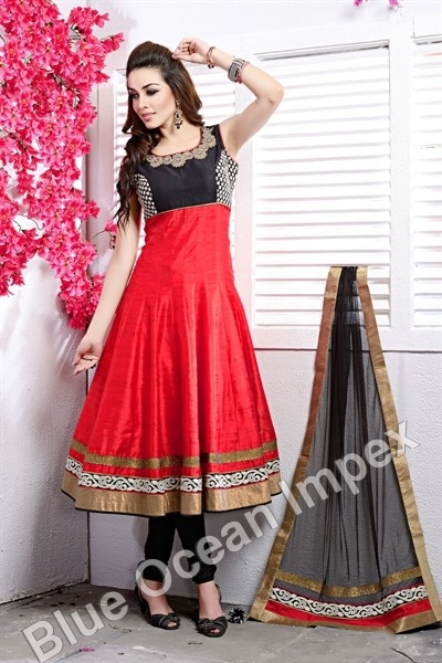 Red Anarkali Dress Red Anarkali Dress