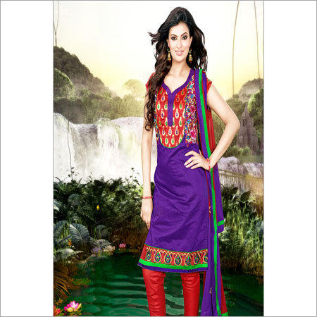 Designer Party Wear Cotton Suit Designer Party Wear Cotton Suit