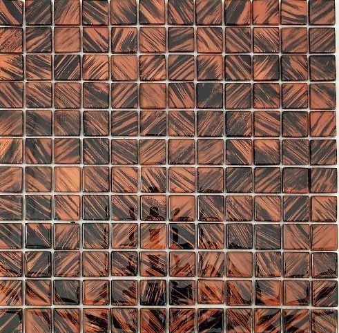 Gold Line Brown Mosaic Tiles Gold Line Brown Mosaic Tiles