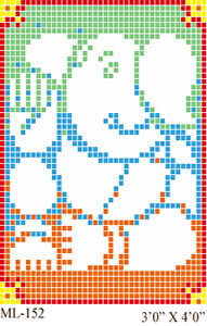 Colorful Ganesh Mosaic Tiles Colorful Ganesh Mosaic Tiles