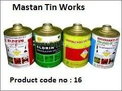 Integrated Top Round Tin Container Integrated Top Round Tin Container