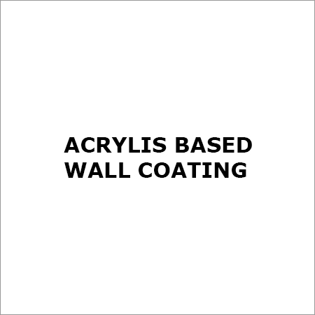 Acrylic Based Wall Coating Acrylic Based Wall Coating