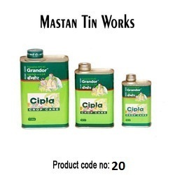 Rectangular Integrated Top Tin Container with Cap Rectangular Integrated Top Tin Container with Cap