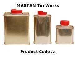 Rectangular Spout Side Seaming Tin Container Rectangular Spout Side Seaming Tin Container