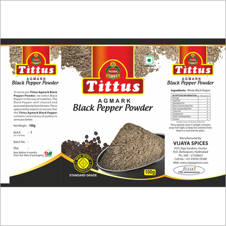 Black Pepper Powder Black Pepper Powder