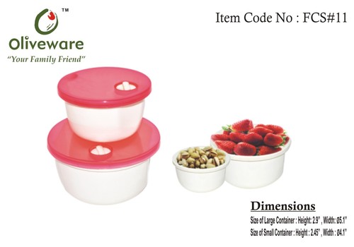 Food Containers (Set of 2) Food Containers (Set of 2)