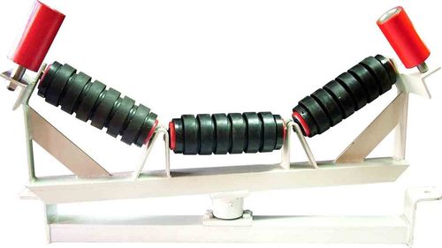 self aligning troughing with guide self aligning troughing with guide