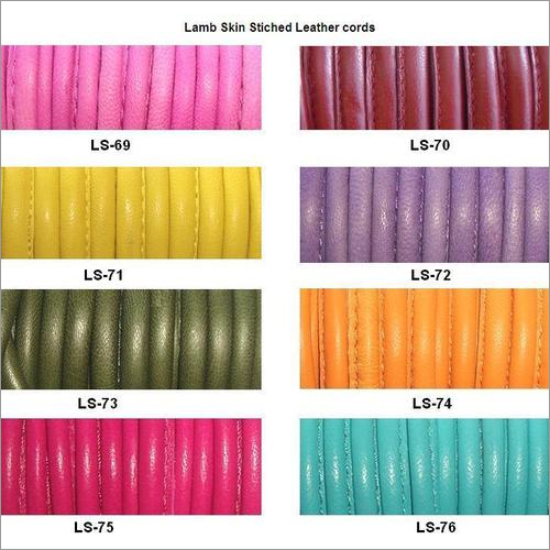 Lamb skin Stiched Leather Cords Lamb skin Stiched Leather Cords