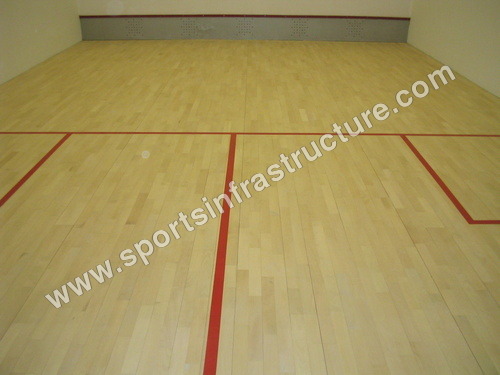 Squash Court Maple Wooden Flooring Squash Court Maple Wooden Flooring