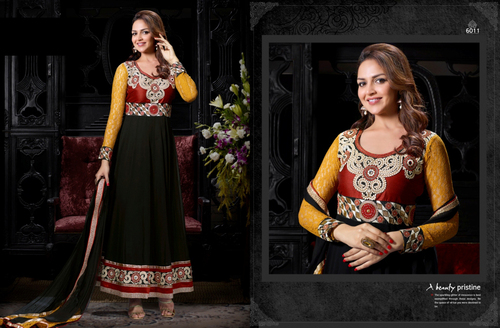 Georgette Anarkali Suit Esha Deol Georgette Anarkali Suit Esha Deol