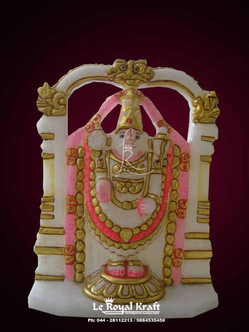 Marble Venkateswara Idol Marble Venkateswara Idol