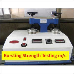 Bursting Strength Tester Bursting Strength Tester