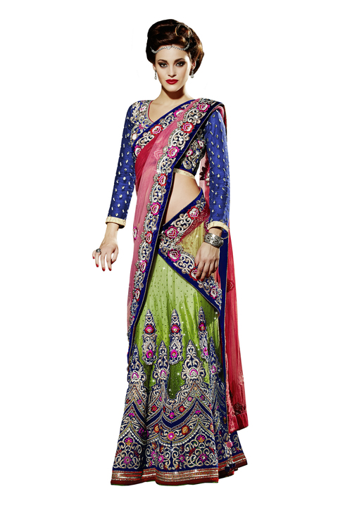 Designer Bridal Lahenga Saree Designer Bridal Lahenga Saree