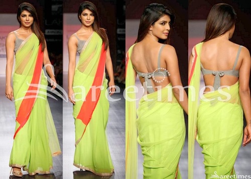 Priyanka Chopra Bollywood Replica Saree Priyanka Chopra Bollywood Replica Saree