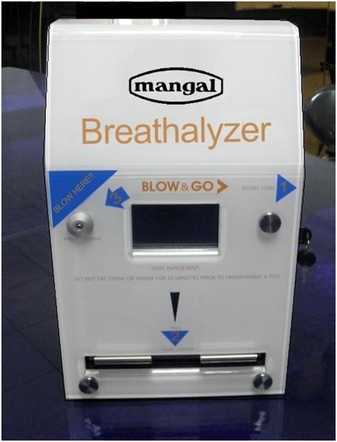 Wall Mounted Breath Analyzer PT 303 Wall Mounted Breath Analyzer PT 303