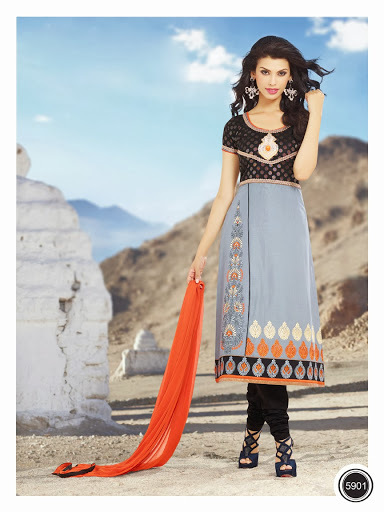 Chanderi Cotton Printed Dress Material Chanderi Cotton Printed Dress Material