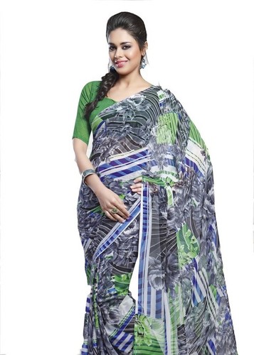 Printed Georgette Sarees Printed Georgette Sarees