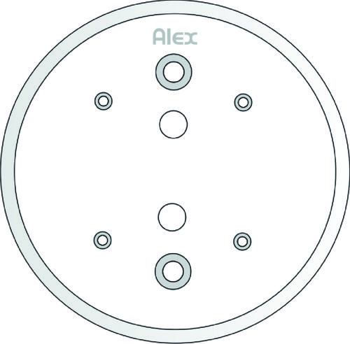 86 MM CEILING PLATE 86 MM CEILING PLATE
