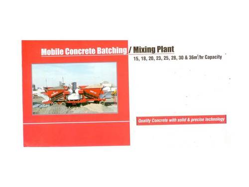 mobile concrete batching plant mobile concrete batching plant