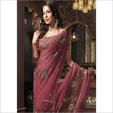Designer Embroidered Saree Designer Embroidered Saree