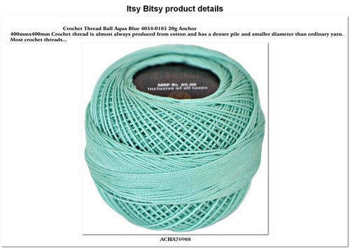 Crochet thread ball Crochet thread ball
