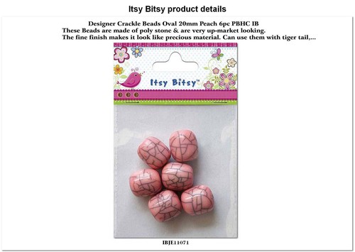 Designer crackle beads Designer crackle beads