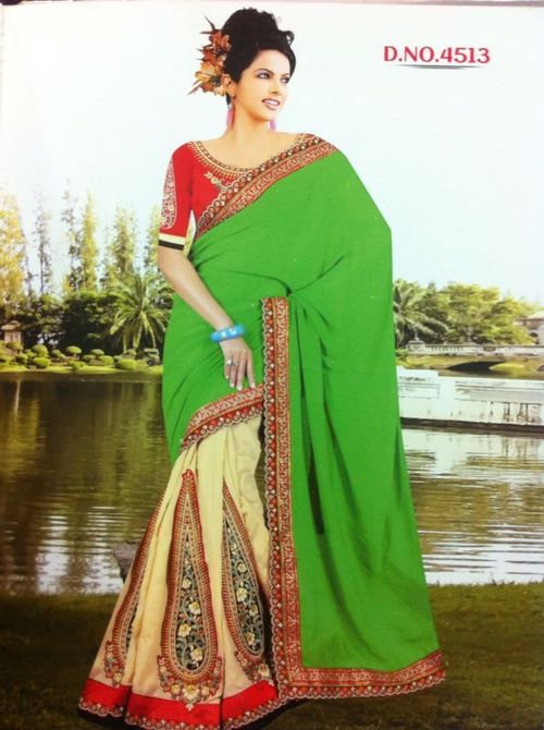 Designer Embroidered Sarees Designer Embroidered Sarees