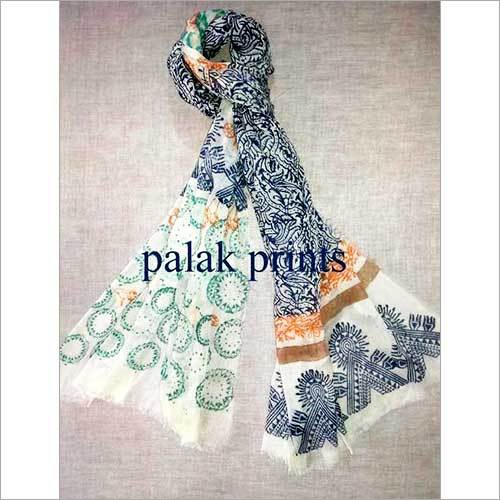 Block Printed Cotton Gauze Block Printed Cotton Gauze