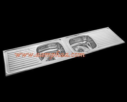 Double Bowl Sink With Double Drainboard Double Bowl Sink With Double Drainboard