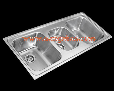 Triple Bowl Sink With Drainboard Triple Bowl Sink With Drainboard