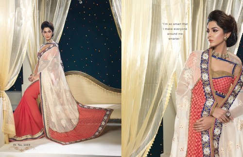 Beautiful Georgette Design Saree Beautiful Georgette Design Saree