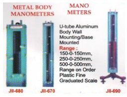 Metal Body Manometers & Mano Meters Metal Body Manometers & Mano Meters