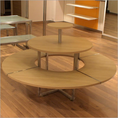 Wooden Shelving Round Tables Wooden Shelving Round Tables