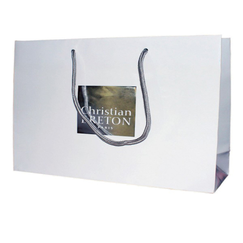 White paper bag White paper bag