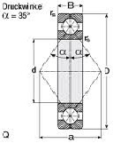 QJ 215 Four Point Contact Bearing QJ 215 Four Point Contact Bearing