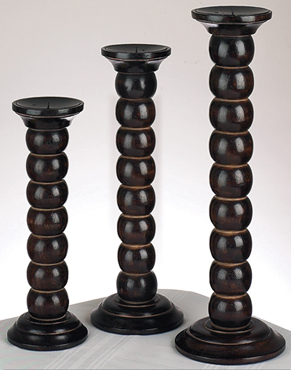 Wooden Candle Stands Brown Wooden Candle Stands Brown