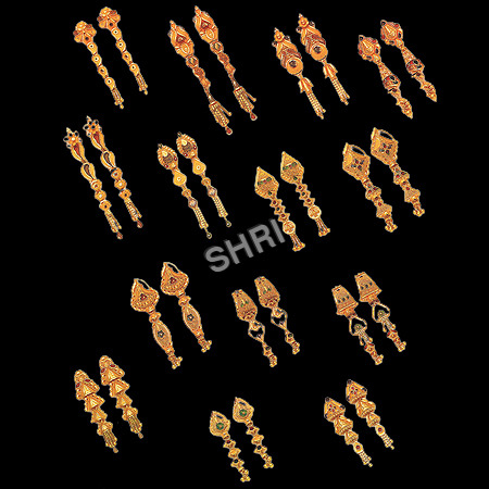 Ladies Gold Earrings Ladies Gold Earrings