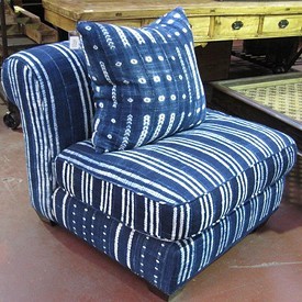 African Blanket Slipper Chair African Blanket Slipper Chair