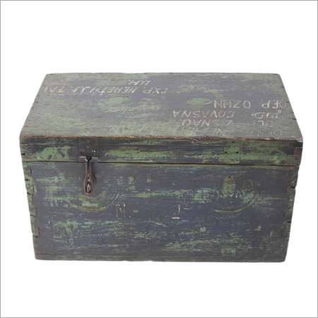Antique Hungarian Soldiers Trunk Antique Hungarian Soldiers Trunk