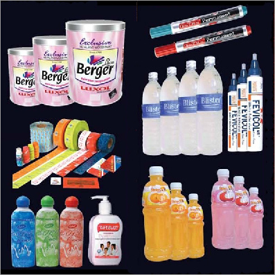 Multicolour PVC Shrink Labels Multicolour PVC Shrink Labels