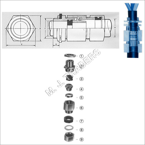 Weather Proof Type Double Compression Cable Glands Weather Proof Type Double Compression Cable Glands