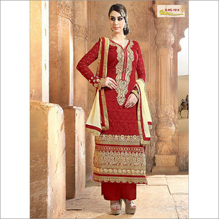 Red Georgette Salwar Kameez Red Georgette Salwar Kameez