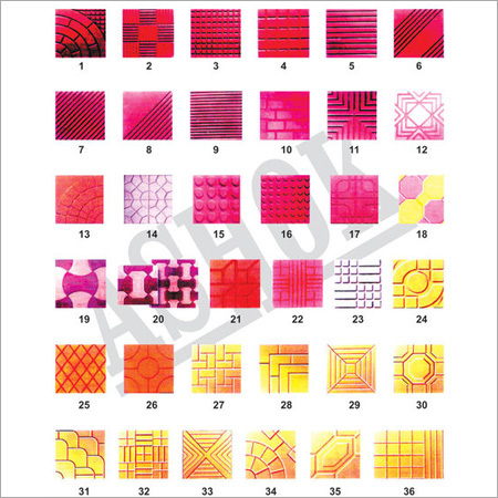 Chequered Tiles Moulds Chequered Tiles Moulds
