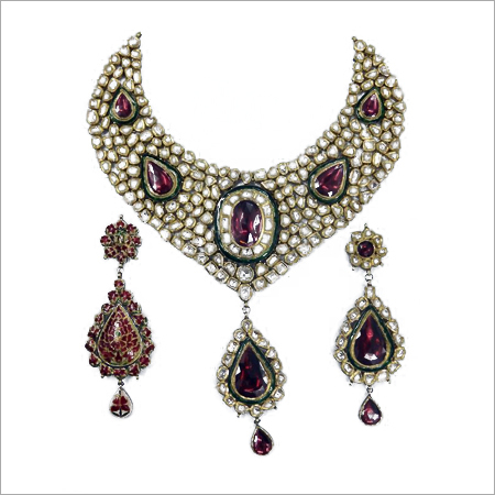 Designer Polki Necklace Designer Polki Necklace