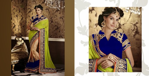Chiffon Jacquard India Saree Chiffon Jacquard India Saree